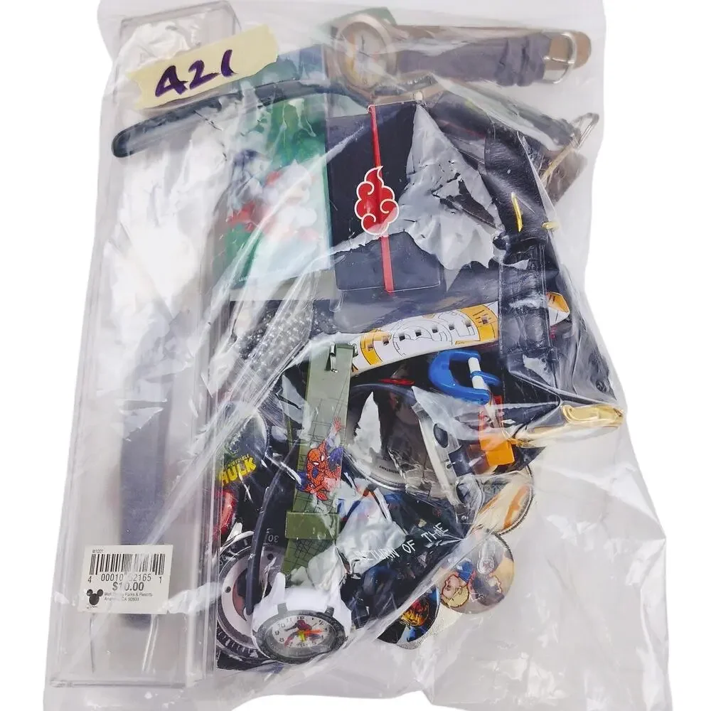 Disney Men's Mix Pop Culture Mystery Jewelry Bundle – 1.11 Pound AS-IS Lot A11